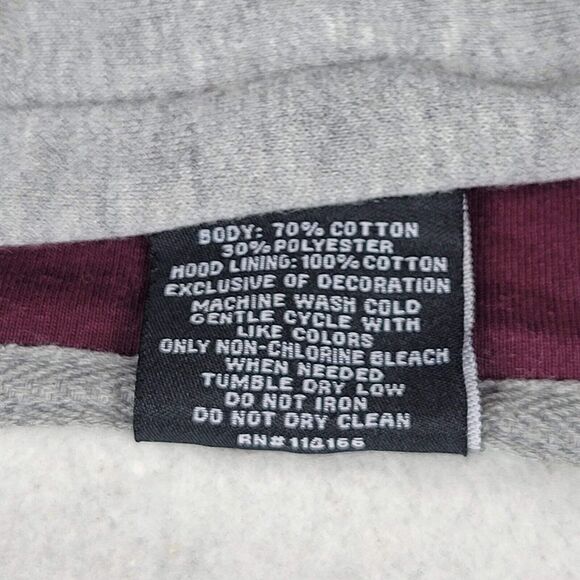 Mississippi State Bulldogs Mens L Sweatshirt Colosseum Arch & Logo 3.0 Full Zip - Picture 8 of 15